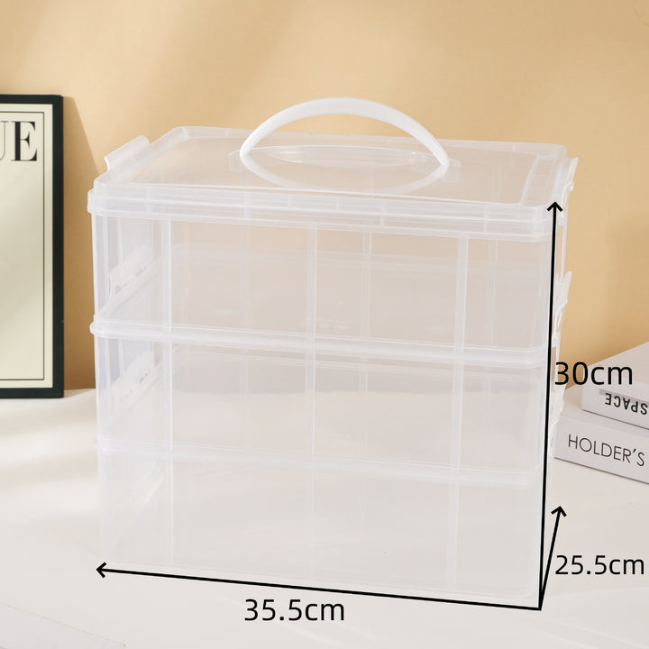 Clear Multi-Functional Organizer Container Bowlift