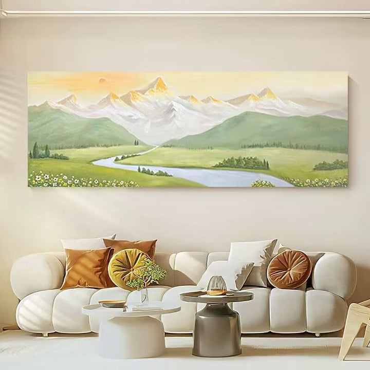 Elegant Panoramic Landscape Canvas Wall Art
