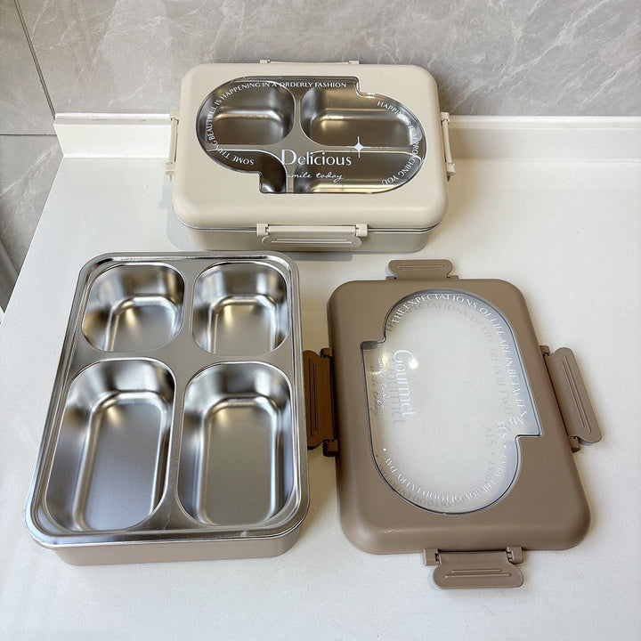 Multi-Section Stainless Steel Lunch Box