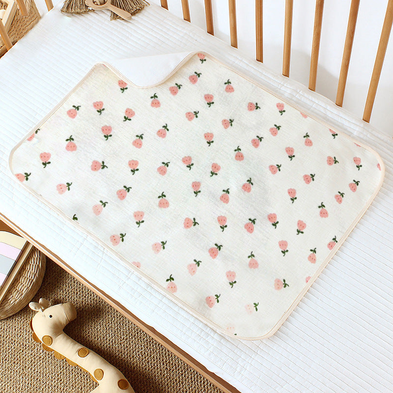 Ladies changing pad with cheerful floral pattern Bowlift