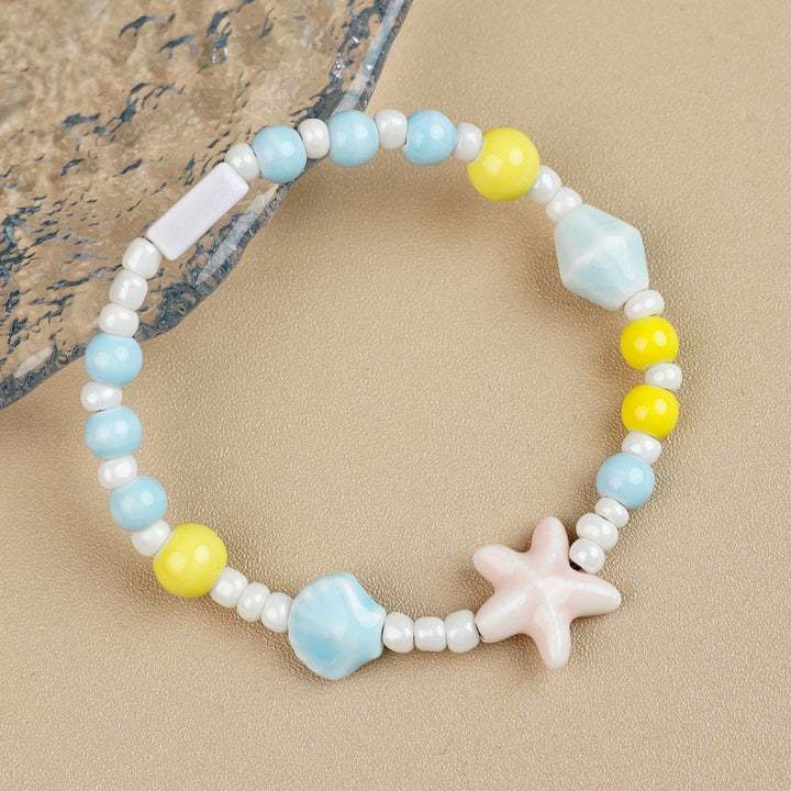 Heart-Shaped Beaded Bracelet Bowlift
