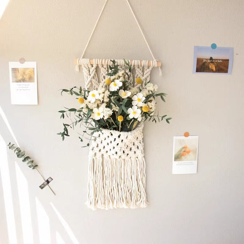 Macrame Wall Hanging with Elegant Fringe Look Bowlift