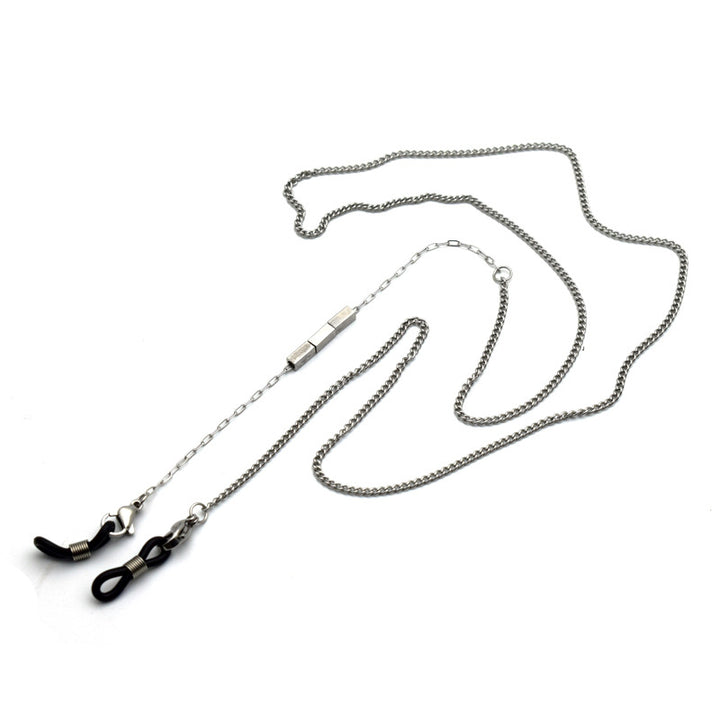 Stylish Geometric Chain Eyewear Holder Bowlift