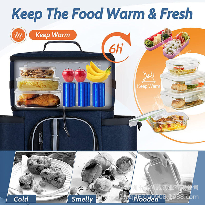 Insulated Picnic Backpack Cooler Bowlift