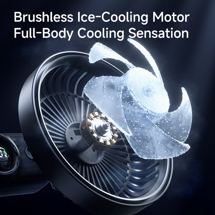 Unisex Dual-Head Rotating Clip-On Fan Bowlift