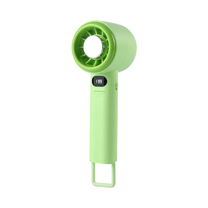 Unisex Portable Hand Fan with Digital Speed Display and Ergonomic Design Bowlift