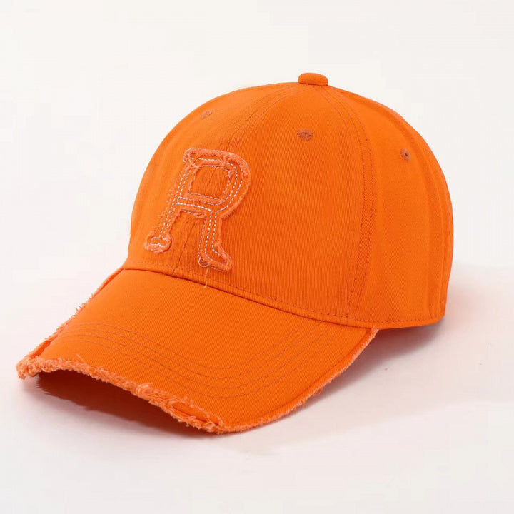 Women's Distressed Embroidered Baseball Cap Bowlift