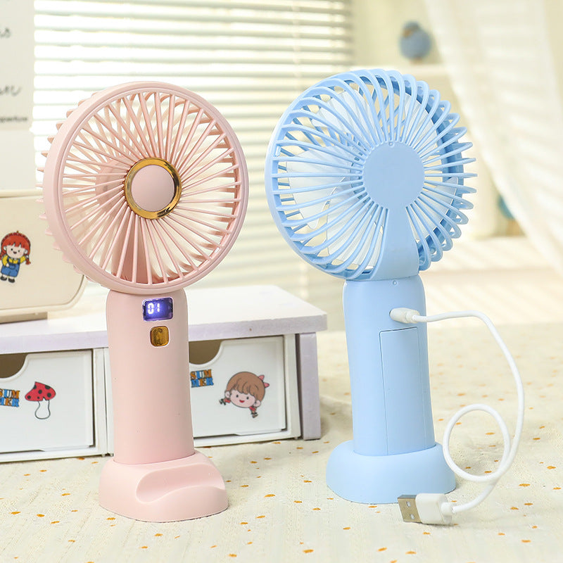 Women's Portable Hand Fan with Energy-Efficient USB Charging Function Bowlift