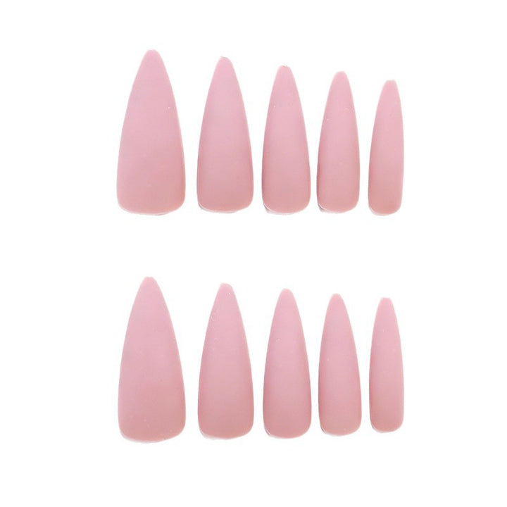 Matte Stiletto Nail Extensions Bowlift