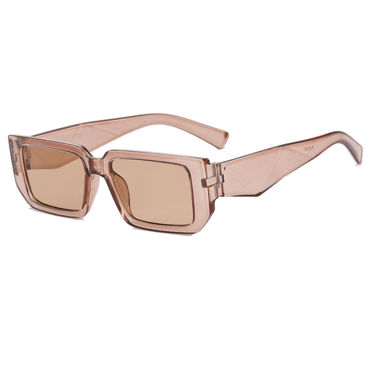 Women's Fashion Rectangular Sunglasses with Fancy Frame Bowlift