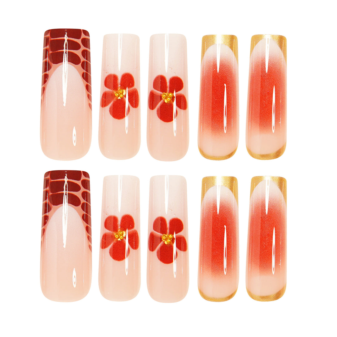 Premium Long Acrylic Nail Enhancements Bowlift