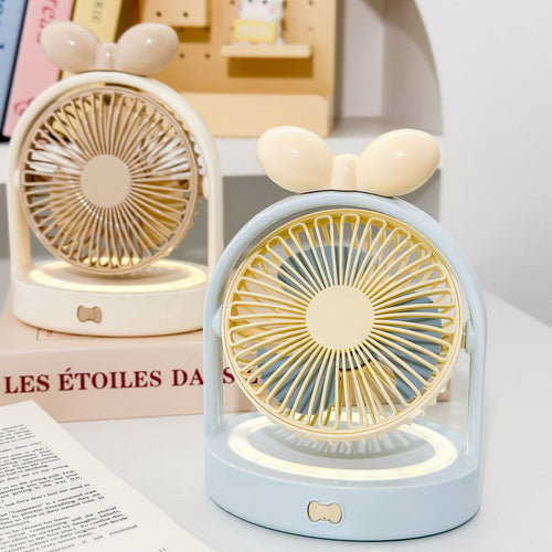 Compact table fan in creative design Bowlift
