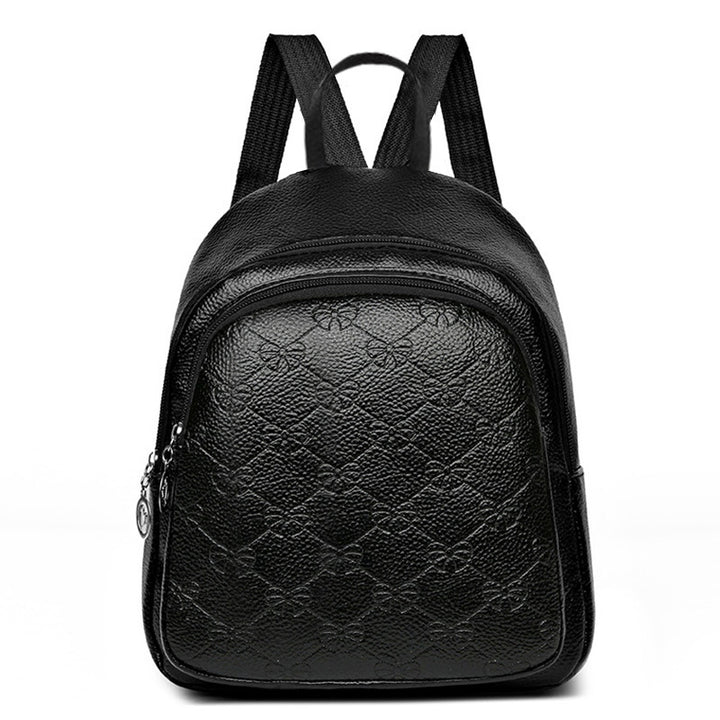 Compact Textured Backpack Bowlift
