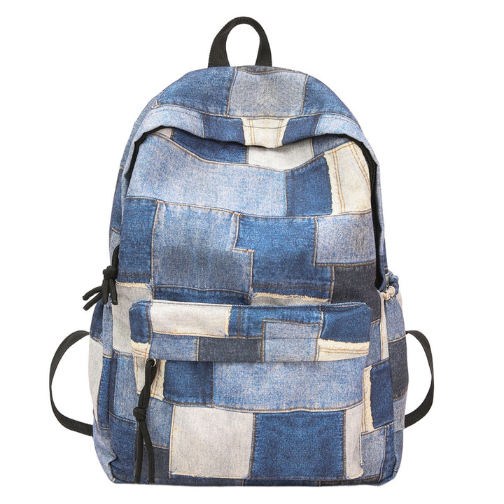 Backpack in Creative Patchwork Design Bowlift
