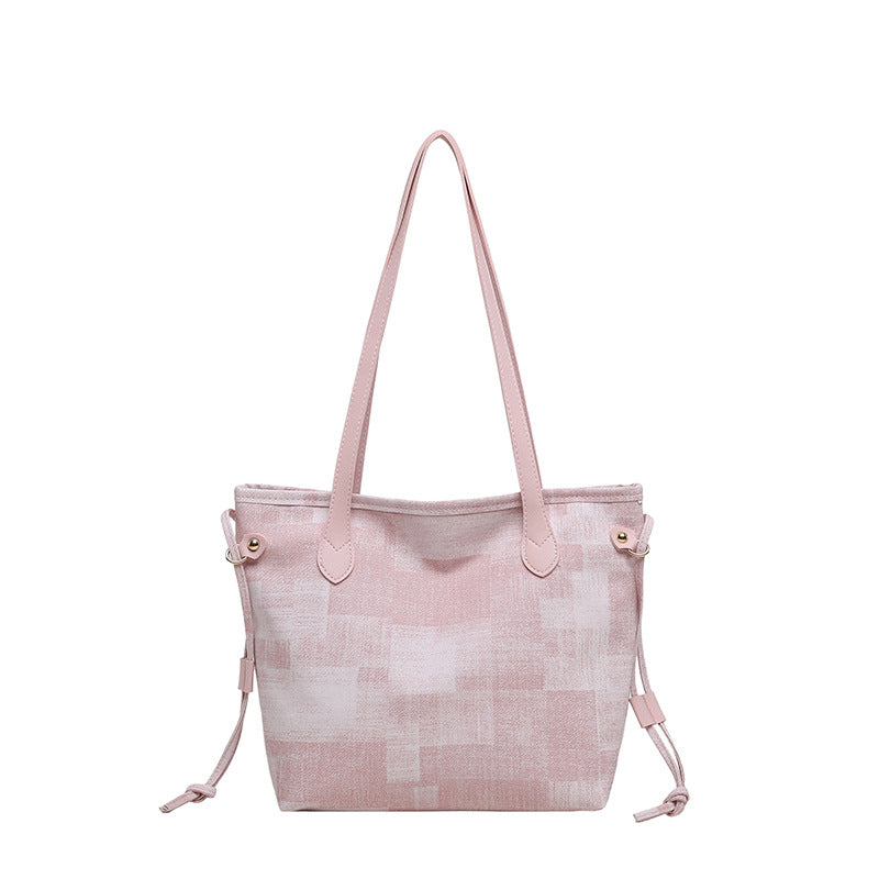 WoTextured Canvas Tote Bag Bowlift