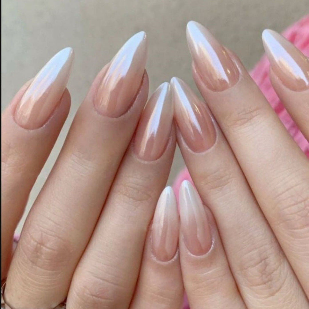 Elegant Stiletto Press-On Nail Extensions Bowlift