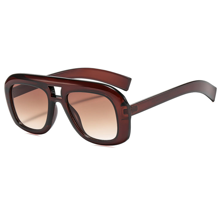 Oversized Modern Rectangle Sunglasses Bowlift