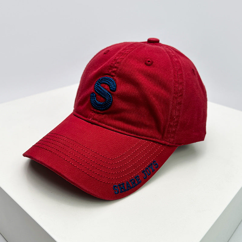 Men's Casual Cotton Distressed Cap Bowlift