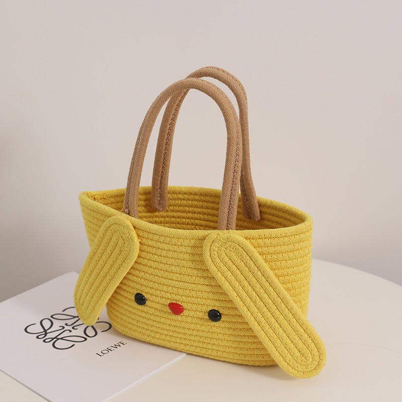Playful fabric bag with animal motif Bowlift