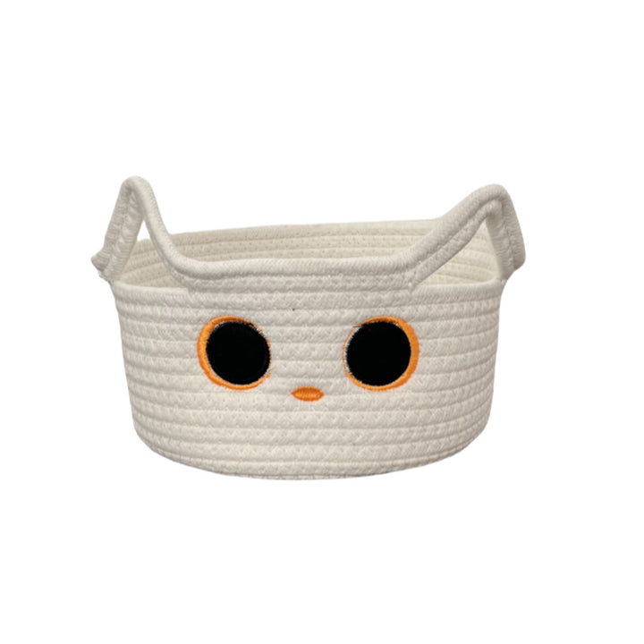Ladies Playful Storage Basket with Cat Design Bowlift