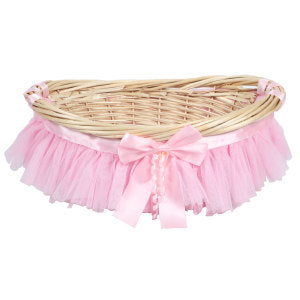 Decorative basket with ruffle detail Bowlift