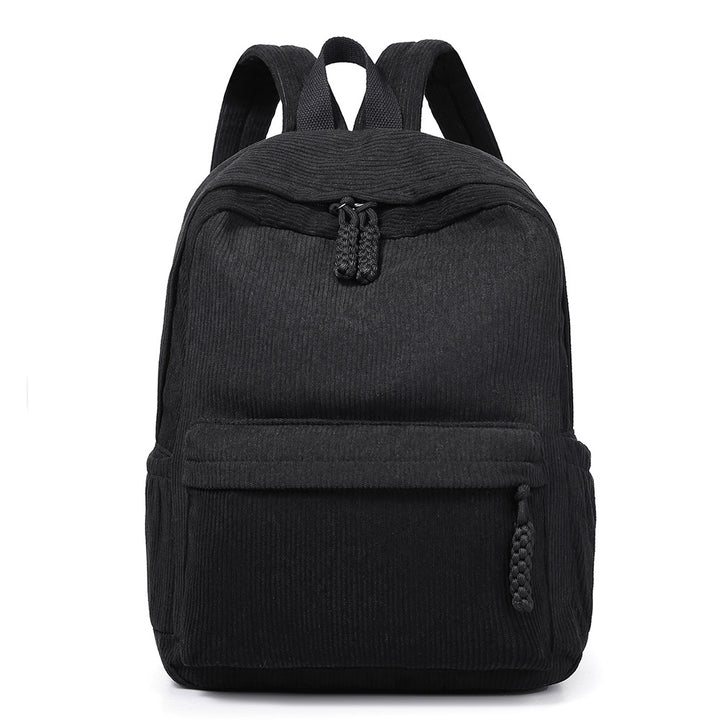 Casual Corduroy Backpack Bowlift
