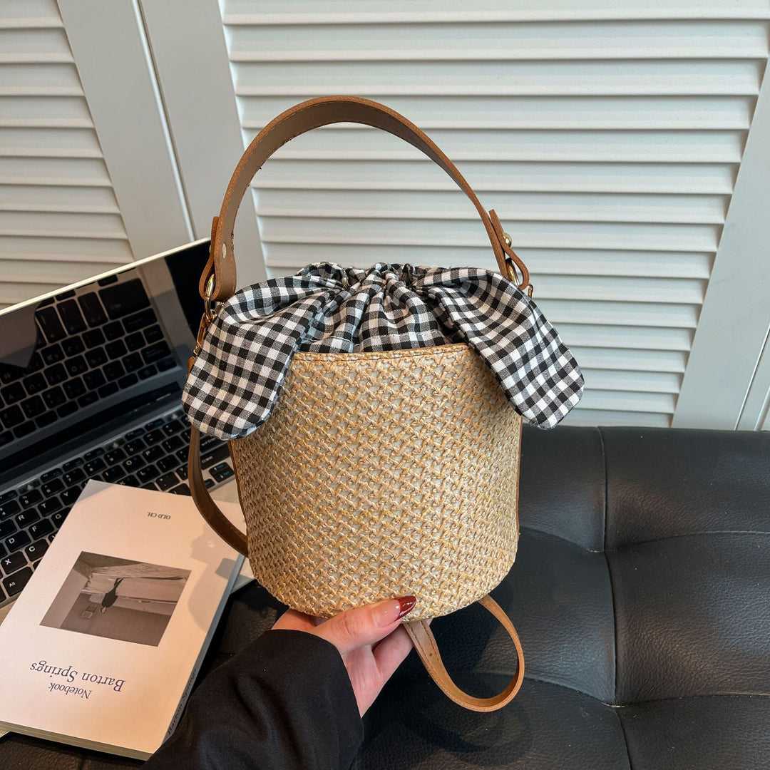 WoWoven Beach Bucket Bag Bowlift