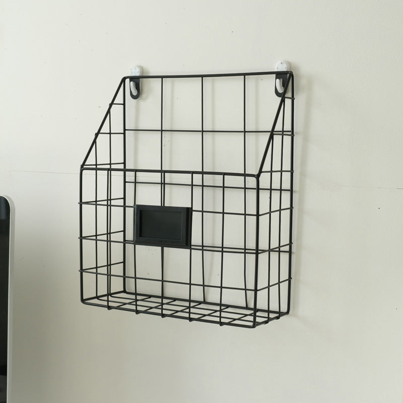 Wall shelf with storage basket Bowlift