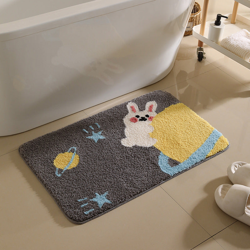Cute Panda Bath Rug Bowlift