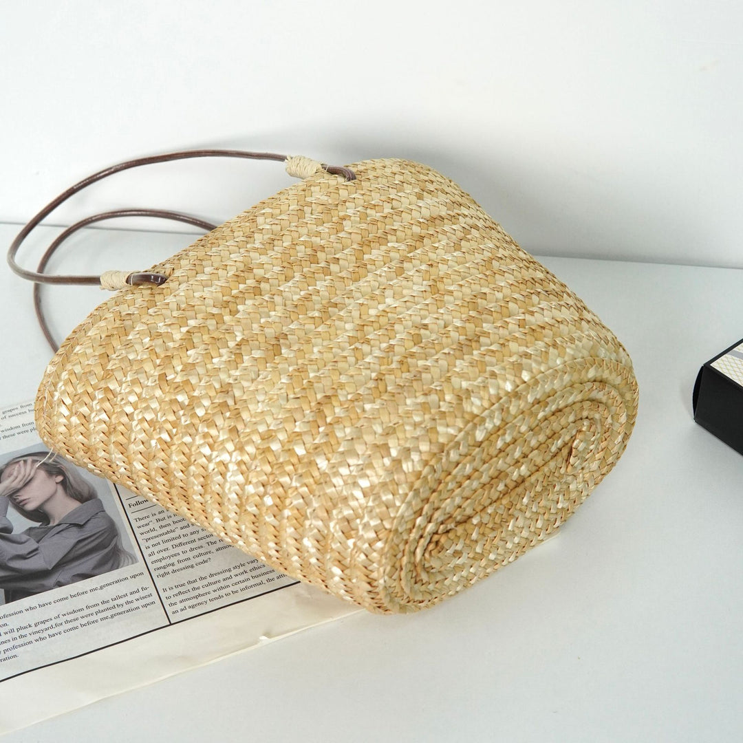 Handbag with Double Braided Straps Bowlift