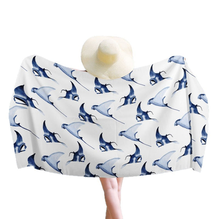 Beach towel with maritime design Bowlift