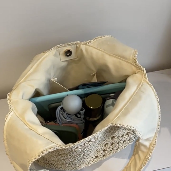 Handmade straw bag Bowlift