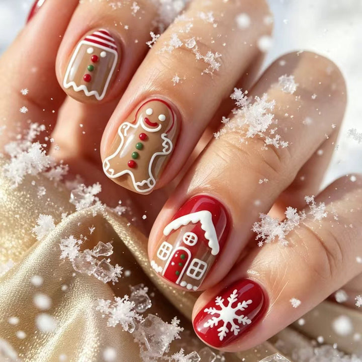 Festive Themed Nail Art Bowlift