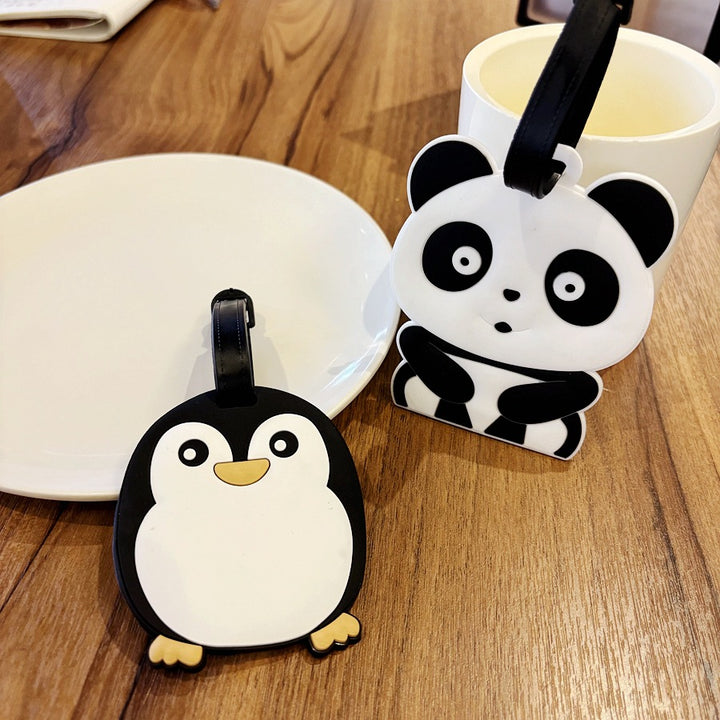 Panda-Themed Travel Luggage Tag Bowlift