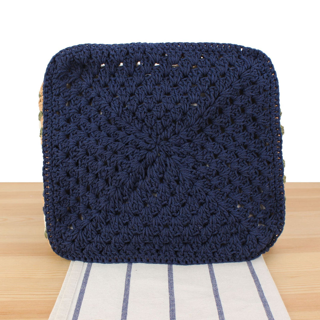 Handbag in Creative Granny Square Design Bowlift