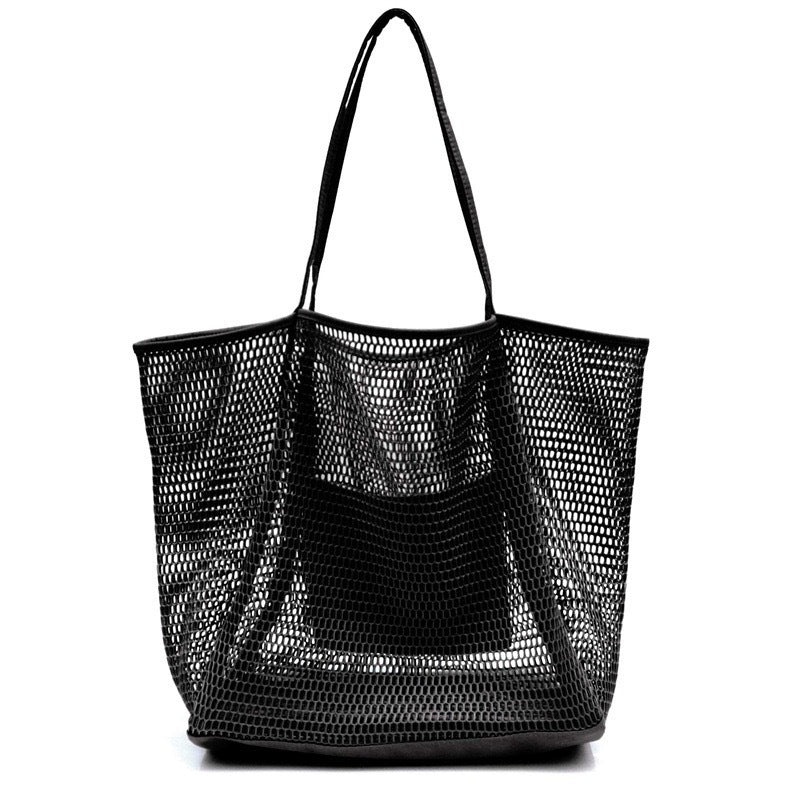 Beach bag in airy mesh design Bowlift
