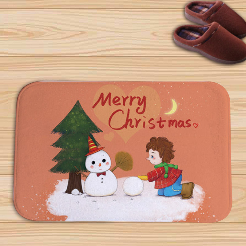 Christmas Decorative Bath Mat Bowlift