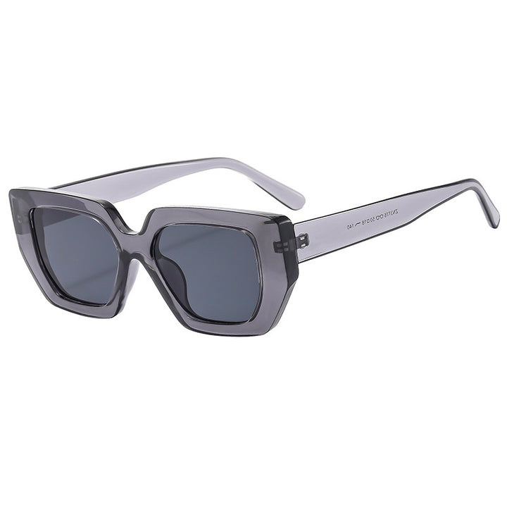 Women modern geometric sunglasses with striking frame Bowlift