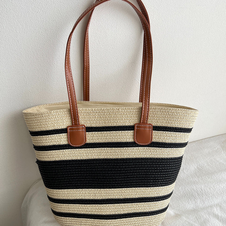 Fashionable Tote Bag Made of Braided Material Bowlift