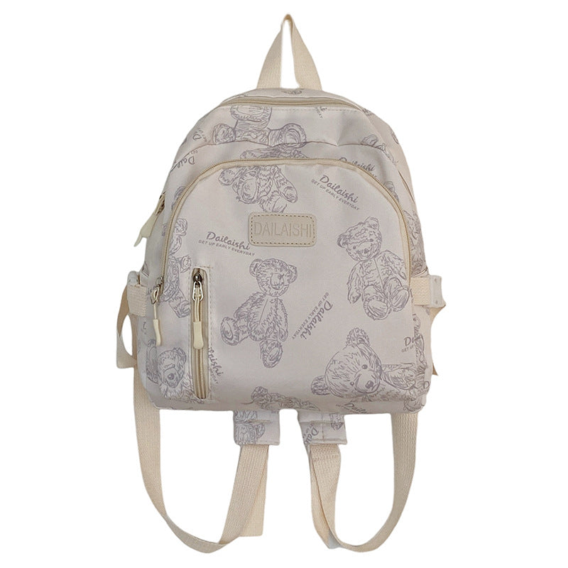 Teddy Bear Pattern Backpack