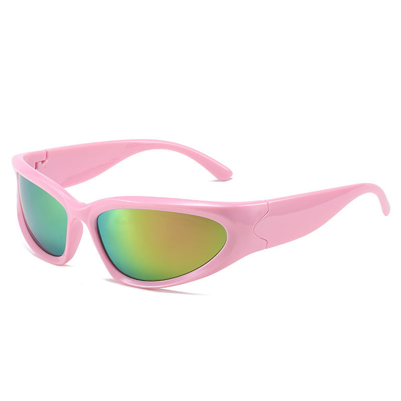 Women's sporty sunglasses with ergonomic design and polarized lenses Bowlift