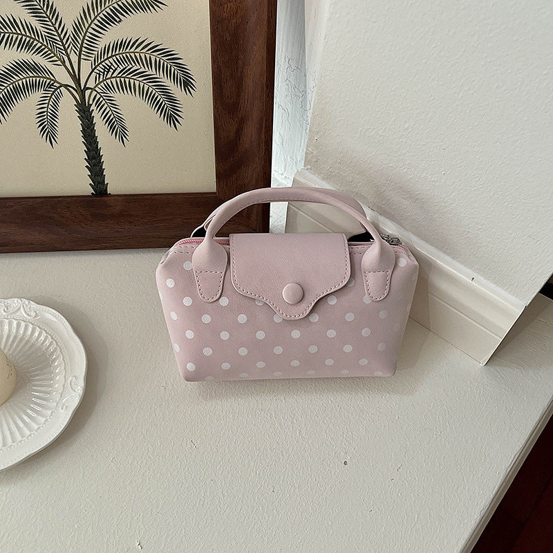 WoStylish Polka Dot Handheld Bag Bowlift
