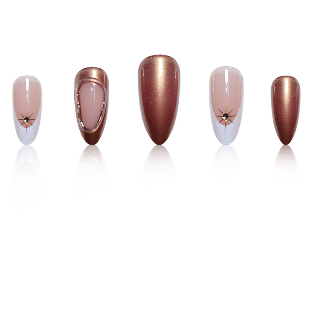 Decorative Sculpted Press-On Nails Bowlift