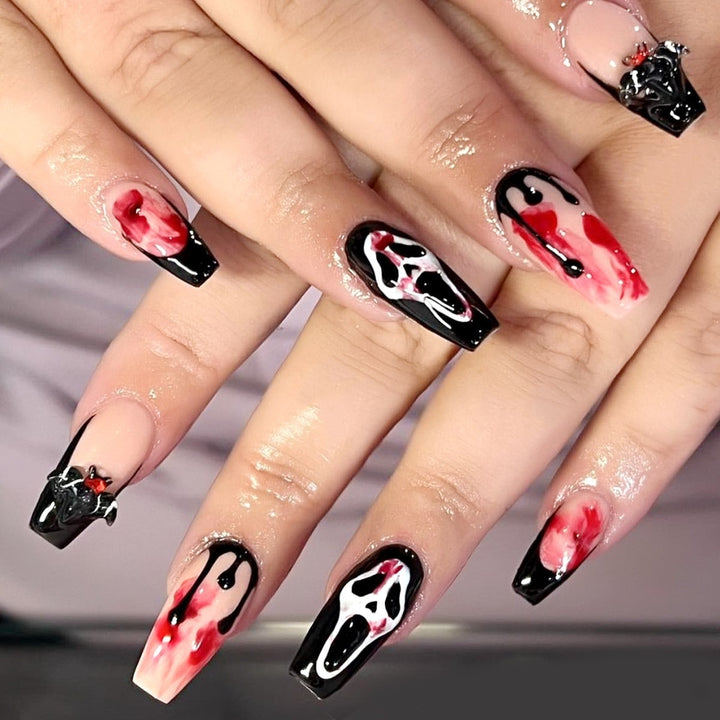 Halloween Themed 3D Decorative Nail Art Extensions Bowlift