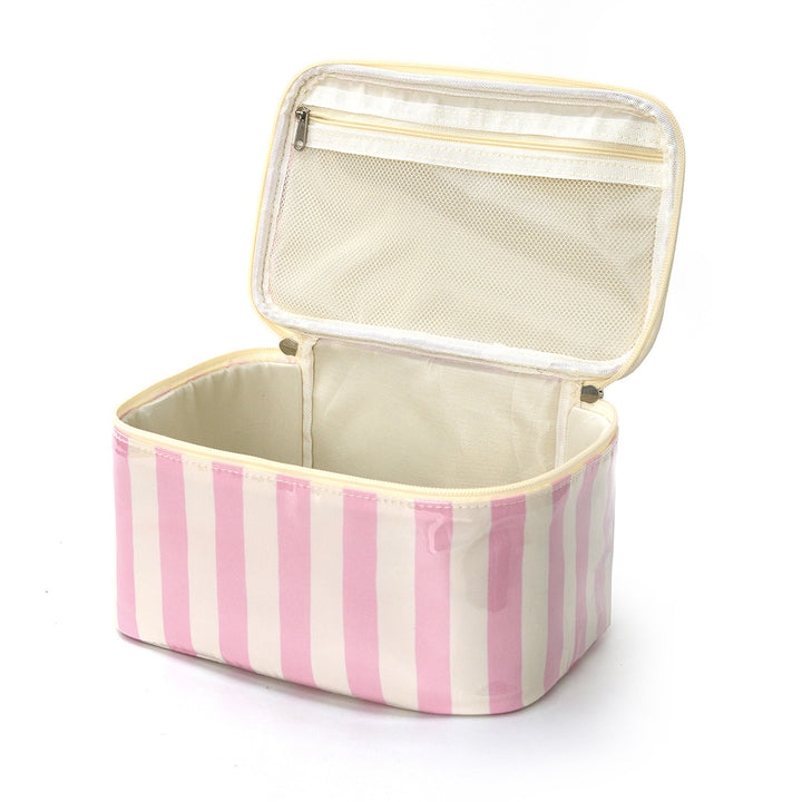 Cosmetic organizer with carry handle and water-repellent coating Bowlift
