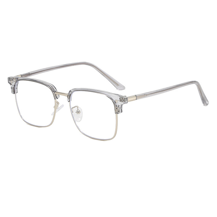 Ladies elegant square glasses with lightweight metal frame Bowlift