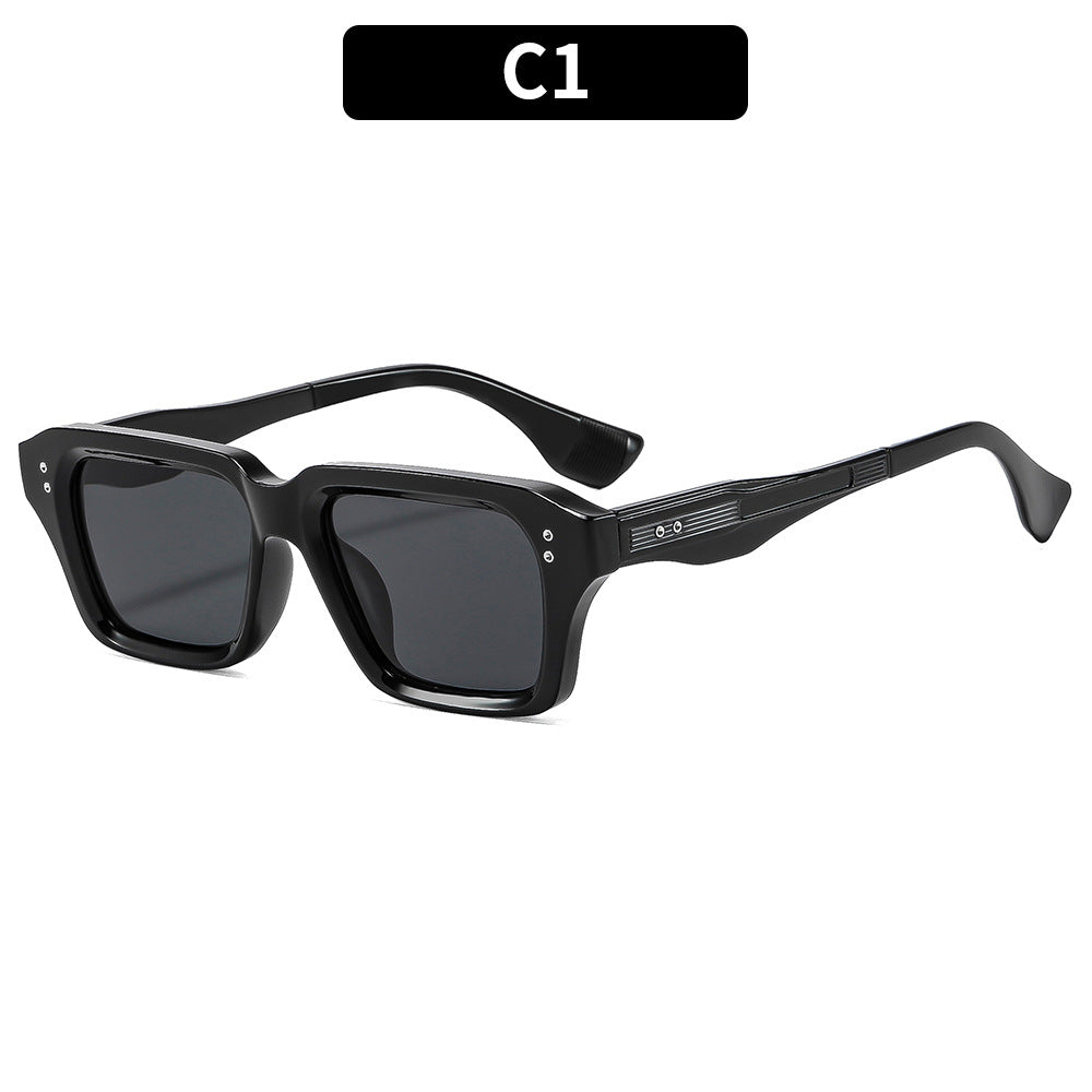 Vintage-Inspired Oversized Square Sunglasses