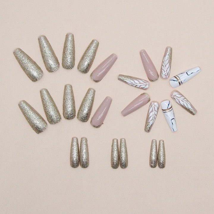 Decorative Glitter Nail Tips Bowlift