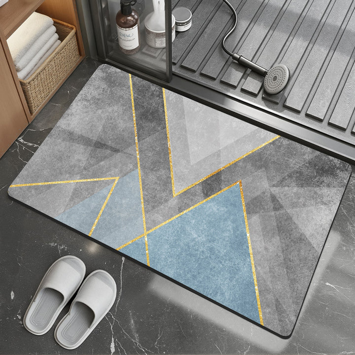 Stylish Patterned Bath Mat Bowlift