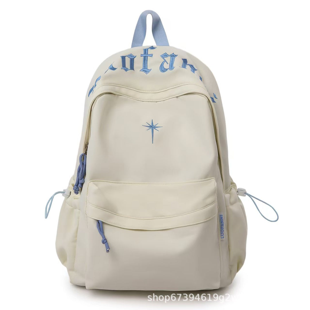 Fashion-Forward Embroidered Backpack Bowlift